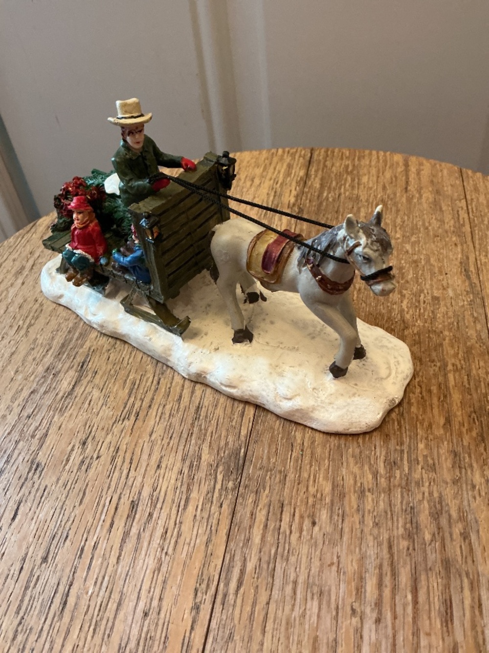 Home Accents Holiday Cantebury Lane Horse-Drawn Sleigh Village Collection - Picture 2 of 10